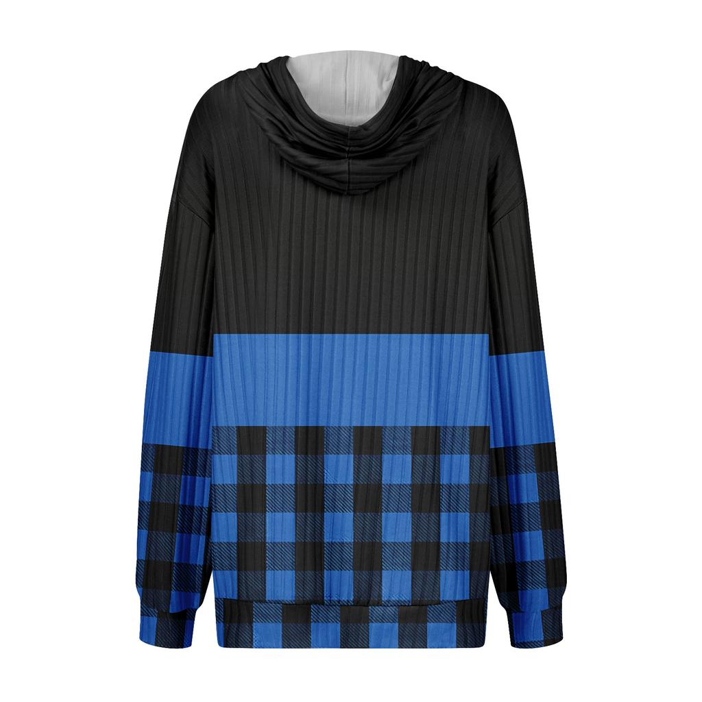 Mikiny pro ženy Trendy topy Ležérní Podzimní Móda Mikina s dlouhým rukávem S kapsami Svetr Lehký