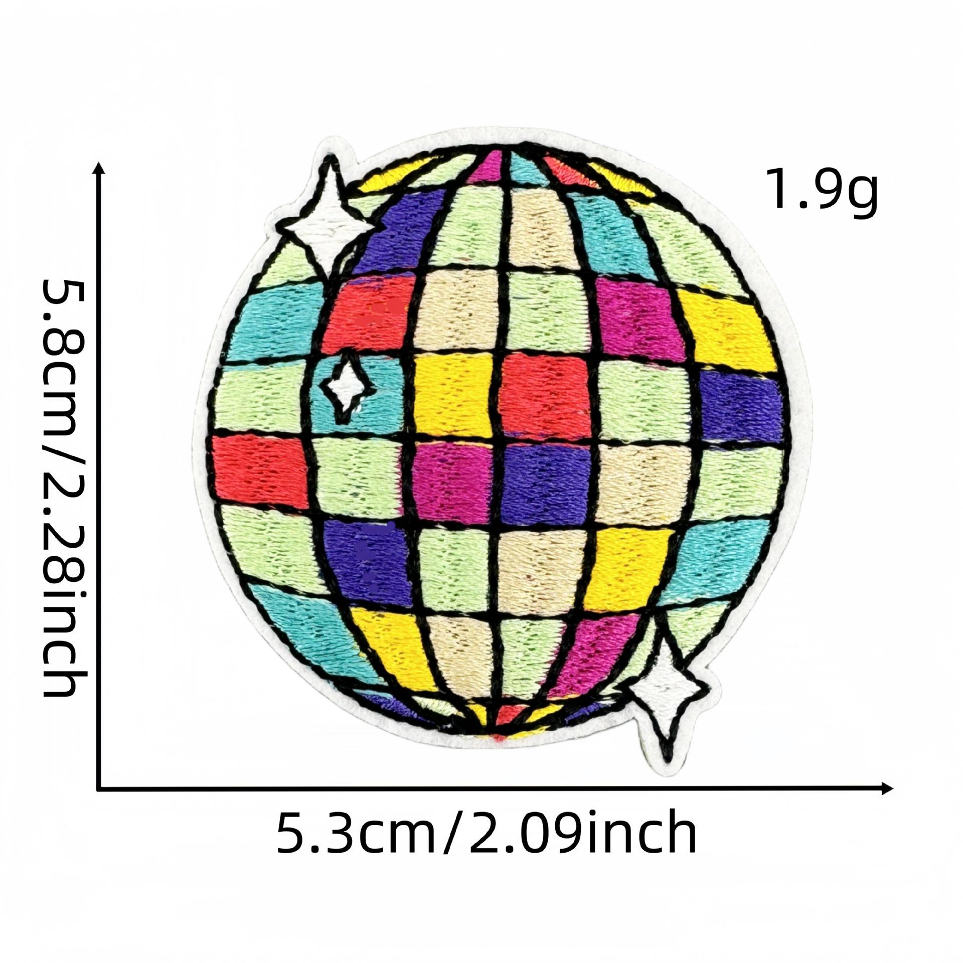 

Вышитая нашивка в виде ретро-радиотелефона: Креативный дизайн трансграничного граффити для багажа и одежды
