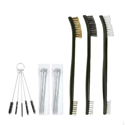 Carburetor Cleaning Kit DoubleEnded Brushes Wire Brush and Awl Set Removes Carbon Deposits Jet