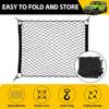 Trunk Cargo Net For -2025 Jeep Wrangler JL 4XE 4 Door Trunk Organizer Net Anti-Slip Rear Mesh Cargo Netting For 19-25 Wrangler JL JLU 4XE SUV