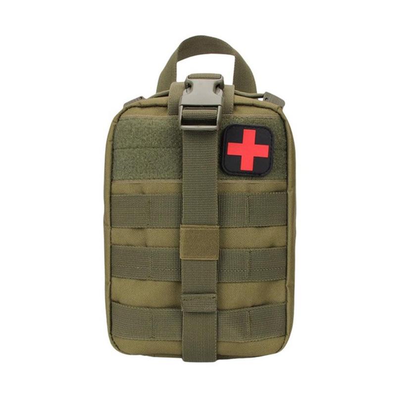 Camouflage Tactical Waist Pack: Portable Outdoor Medical & Survival Kit for Sports and Mountaineering.
