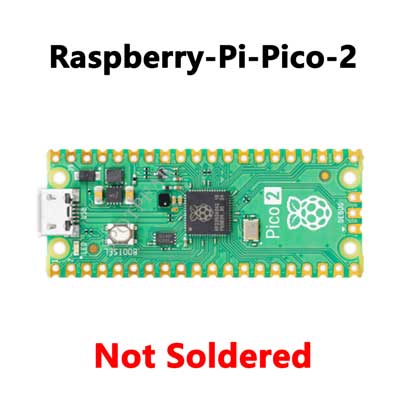 Raspberry Pi Pico 2 RP2350 Pico2 Optional Pico2W 2 W ARM Cortex-M33 And RISC-V Hazard3 520KByte 4MByte QSPI Flash