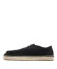 Massimo Dutti Split Suede Stitch Detail Jute Shoes