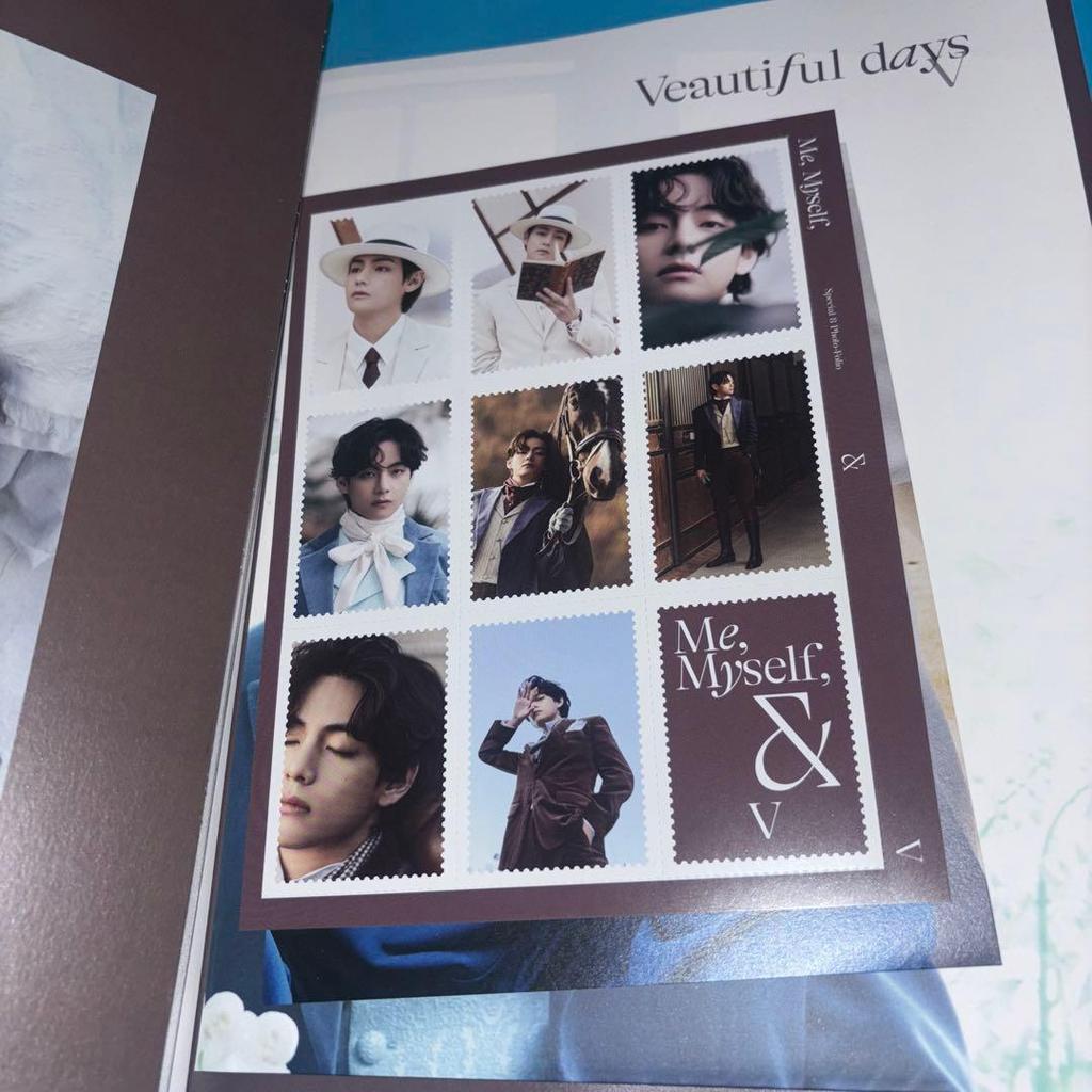 [USED] Trading card included! Me, Myself BTS V Tae Photobook