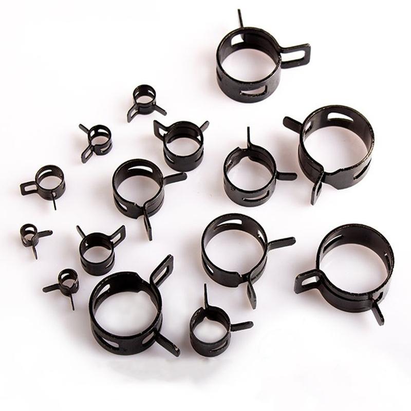 10Pcs 5mm-27mm For Choose Fuel Spring Clip Vacuum Silicon Hose Clamp Autos Spring Clip Fuel Oil Water Hose Pipe Tube Clamp