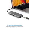 12-in-1 USB-C Dock: Dual HDMI 4K, Gigabit Ethernet Hub for Laptops