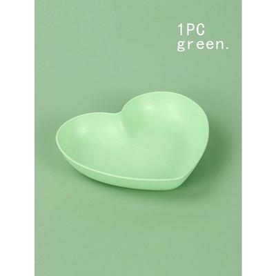 Piatti di Plastica a Forma di Cuore per Snack, Vassoi Impilabili Riutilizzabili, Adatti per Caramelle, Frutta, Snack, Frutta Secca, Ottimi per Casa, Cucina, Feste, Picnic