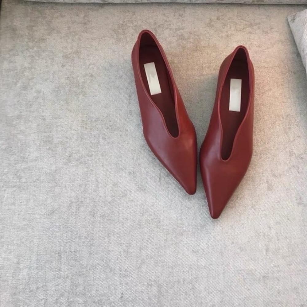 Fashion Trend Women Shoes Slip On Casual Ladies Pointed Flats Sandals Summer Pointed Toe Retro Oxford Shoes Mules Shoes Walking