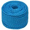 Vidaxl Work Rope, Blue, 12 Mm, 50 M, Polypropylene