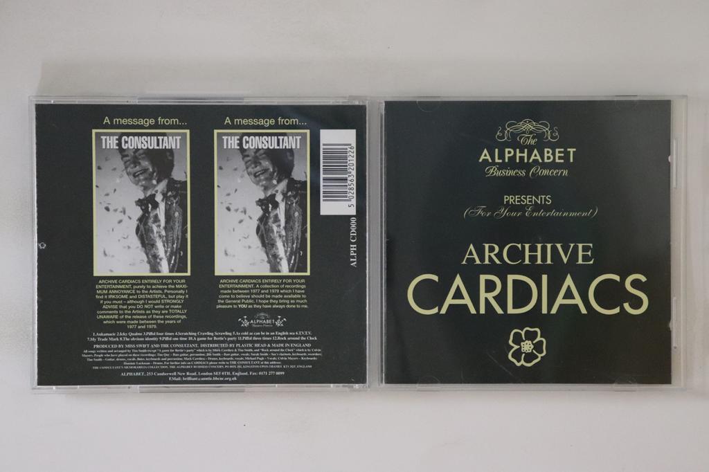 CD CARDIACS - Archive Cardiacs ALPHCD000 ALPHABET BUSINE 1995 UK Rock Used