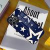 Fashion INS Stars Phone Case Glass Cover For IPhone 17 15 Pro Max 14 Pro 16 12 11 13 Mini X XR XS 8 7 Plus SE