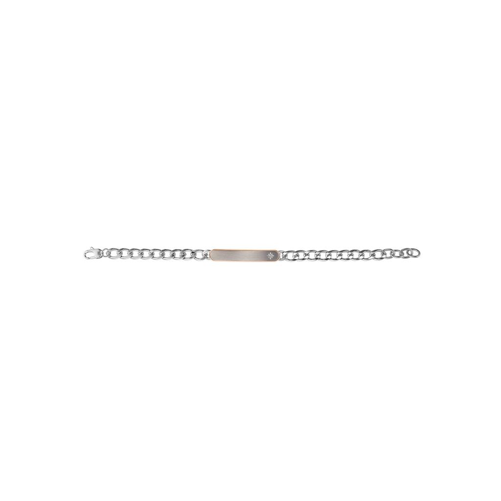 Fossil Classic Two-Tone Stainless Steel Chain Bracelet