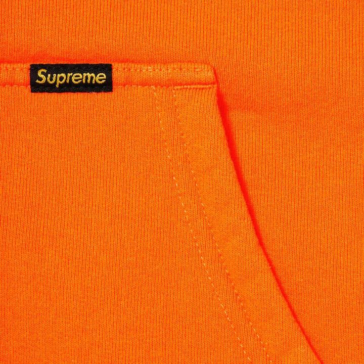 Supreme Reversible Work Zip Up Hooded Sweatshirt Orange