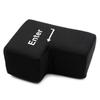 Large Enter Button USB Enter Button Adult Pillow Nap Office Decompression Pillow Gift for Colleague and Friend