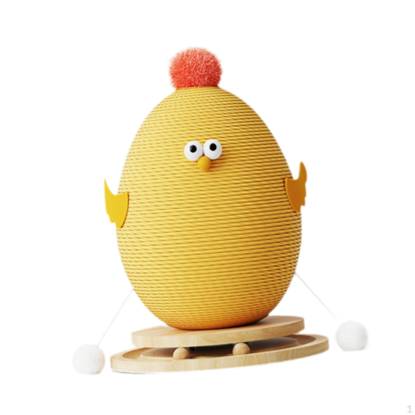 

Когтеточка для кошек, когтеточка для когтей, когтеточка с основанием, интерактивная игрушка с дорожкой для мячей для жёлтый