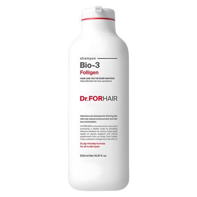 Folligen Bio-3 Shampoo 500mL, 1PCS