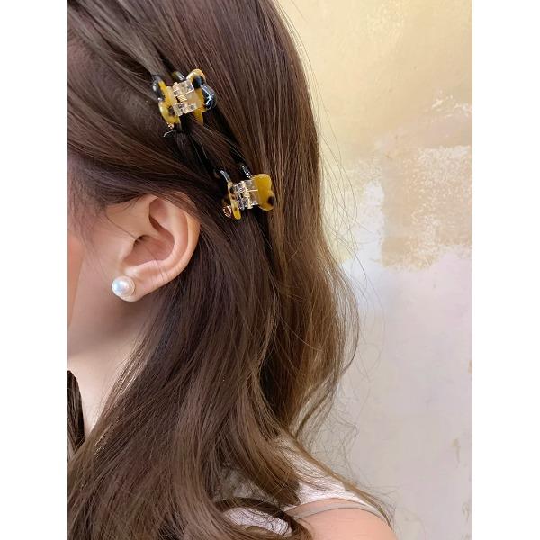 Mini Acetate Hair Claw Clip Cute Exquisite Small Size Hair Clamp Grab Elegant Side Pin Hairpin Hair Clips Women Hair Accessories