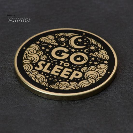 Decision Maker Coin One More Episode or Go To Bed Decision Coin Wood Coin for TV Lovers Him or Her Son Daughter