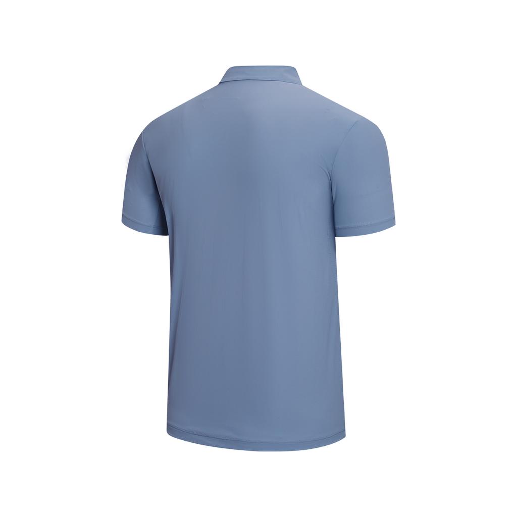 SAUCONY Solid Color Pullover Polo Shirt Men Tops SA2269SP42L-BL173