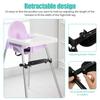 Baby Highchair Foot Rest Adjustable Chair Footrest Non-Slip Highchair Footboard Stool Pedal Infant Newborns Safety Accessories