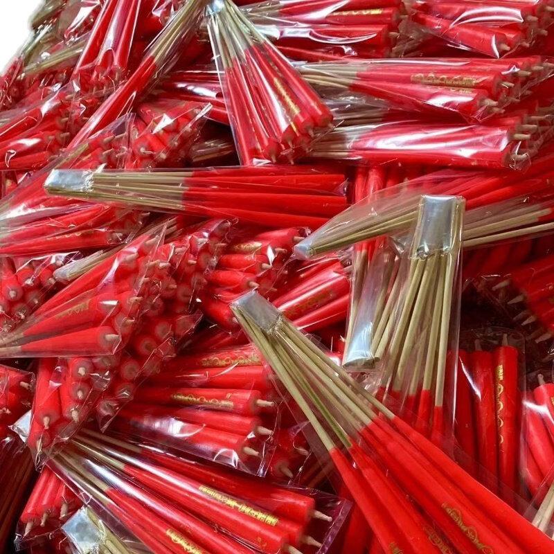 LIEI Red Bamboo Worship Candle