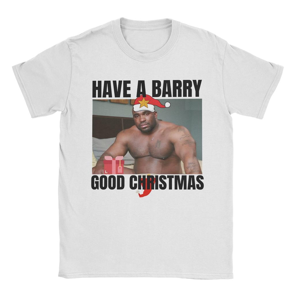 Unisex Unisexs Tshirt Barry Wood Vintage Pure Cotton Tees Short Sleeve Bobblehead Naked Black Guy Meme T Shirts Clothing Plus Size