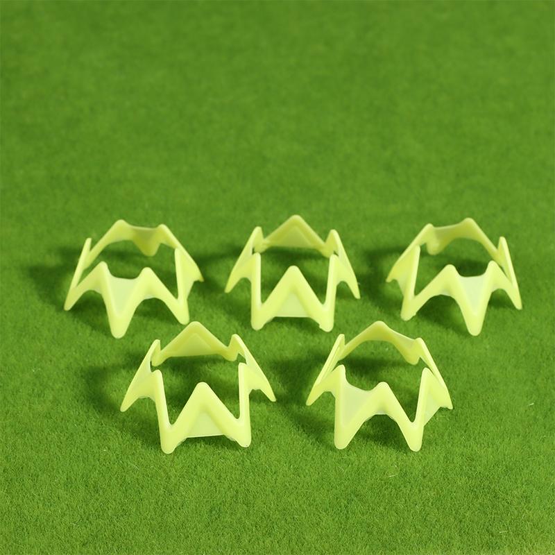 5 Piezas Tees de Plástico para Alfombra de Golf Tees para Simulador de Golf Tees de Práctica de Golf para Césped de Invierno Campo de Prácticas Tees de Golf para Entrenamiento de Golf en Casa
