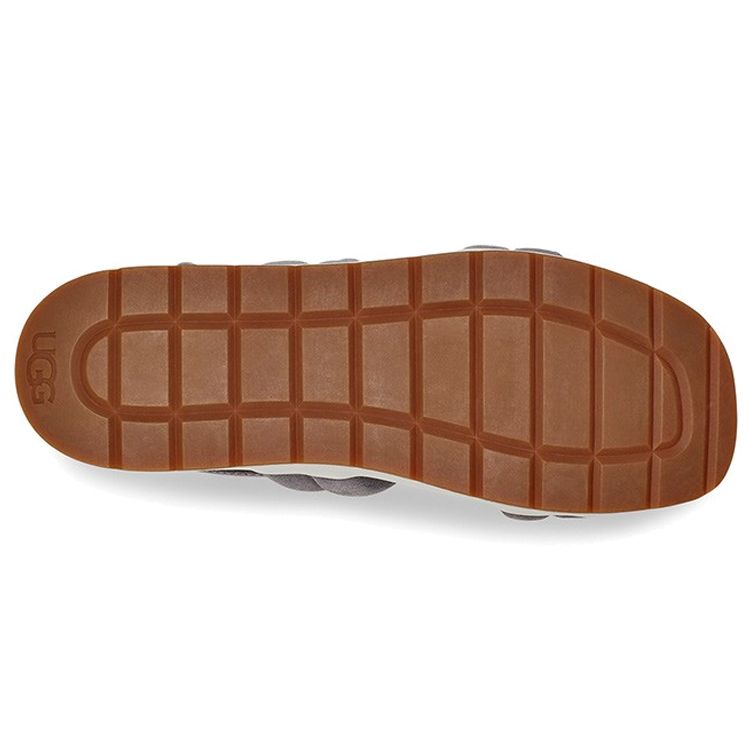 UGG Lynnden Sandaler med åpen tå, avslappet, trendy, allsidig, romersk stil, moteslippers, damesandaler, grå, lilla, 1111071-SAMT