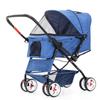 Foldable Pet Stroller for Dogs and Cats with One-Touch Folding Quick Setup and Dual-Direction Function