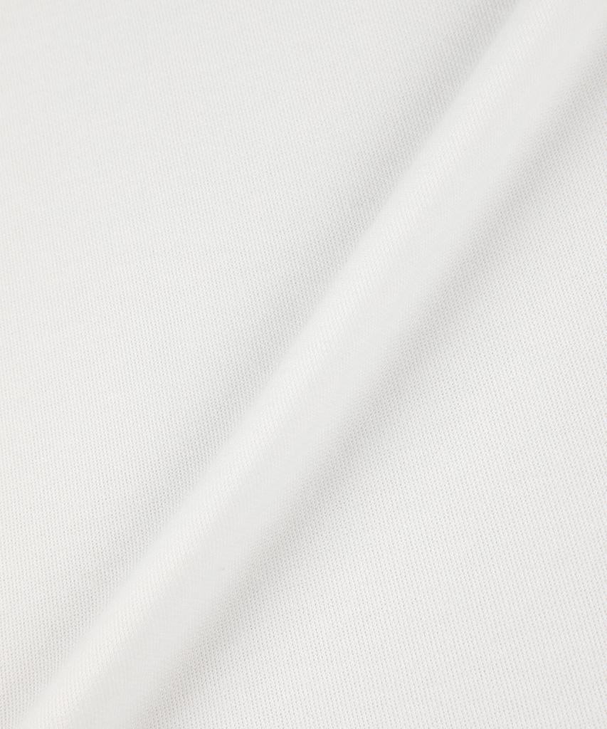 PANICALE Ivory Logo Short Sleeve Polo Knit
