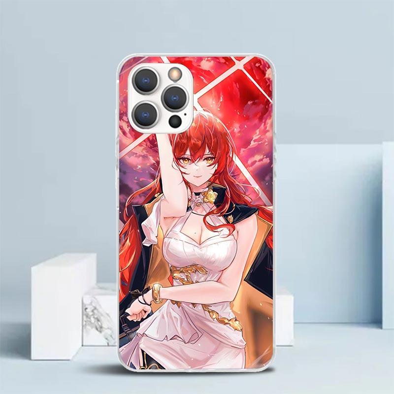 Honkai Star Rail Himeko Phone Case For IPhone 16 17 Air 16E 15 14 Plus 13 Mini 12 11 Pro Max 7 8 + SE 2020 Soft TPU Back Cover 1