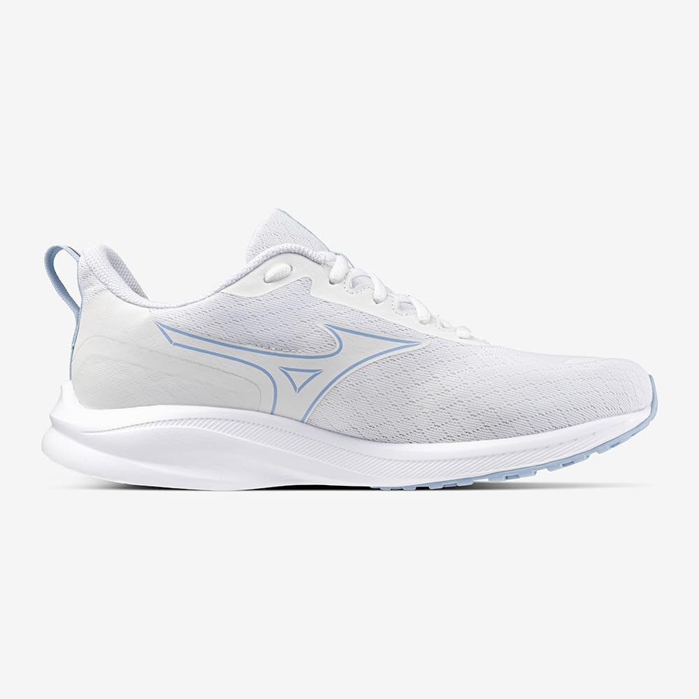 Mizuno Esperanza 2 Running White x Light 4E Shoes, Jogging, Training, Sports, Indoor, Commuting, School, Exercise, Blue, 22.5 cm,