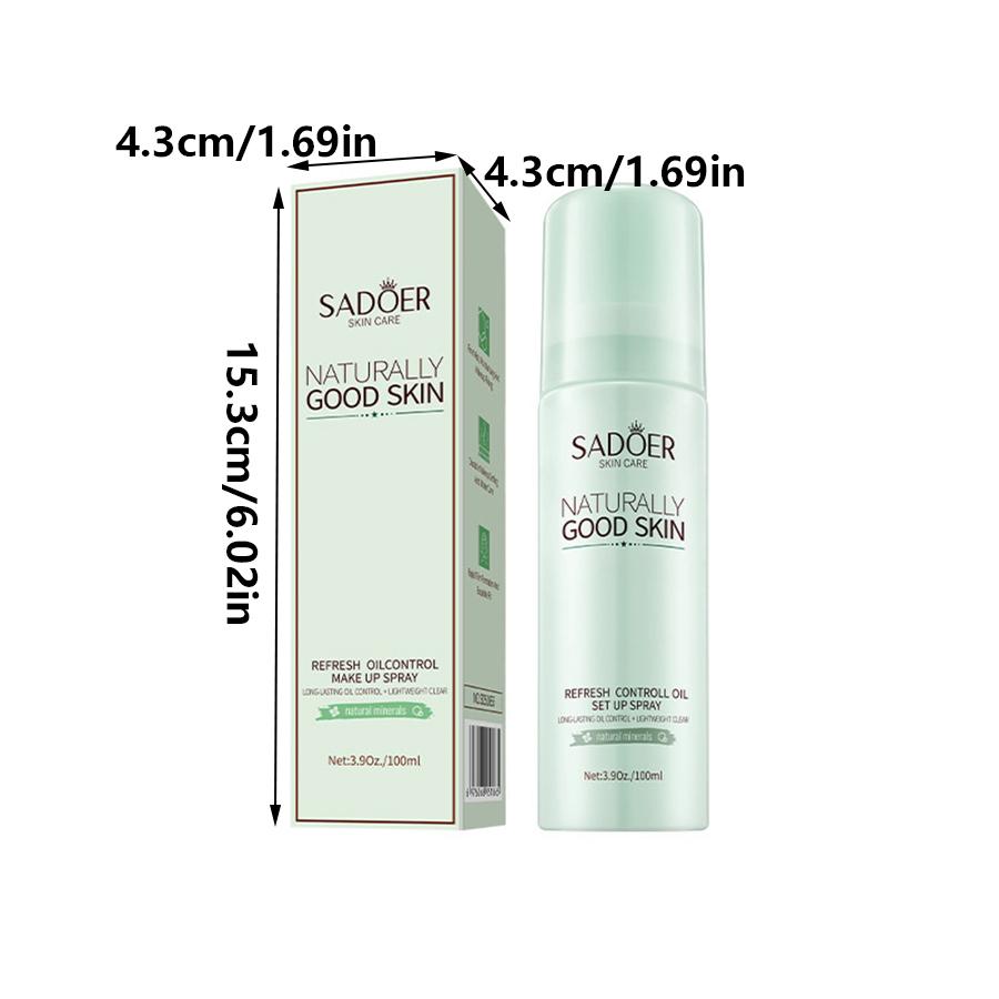 Spray fixateur transparent haute capacité Fond de teint à formation de film rapide Spray de maquillage fixe Spray hydratant Cosmétiques pour la peau