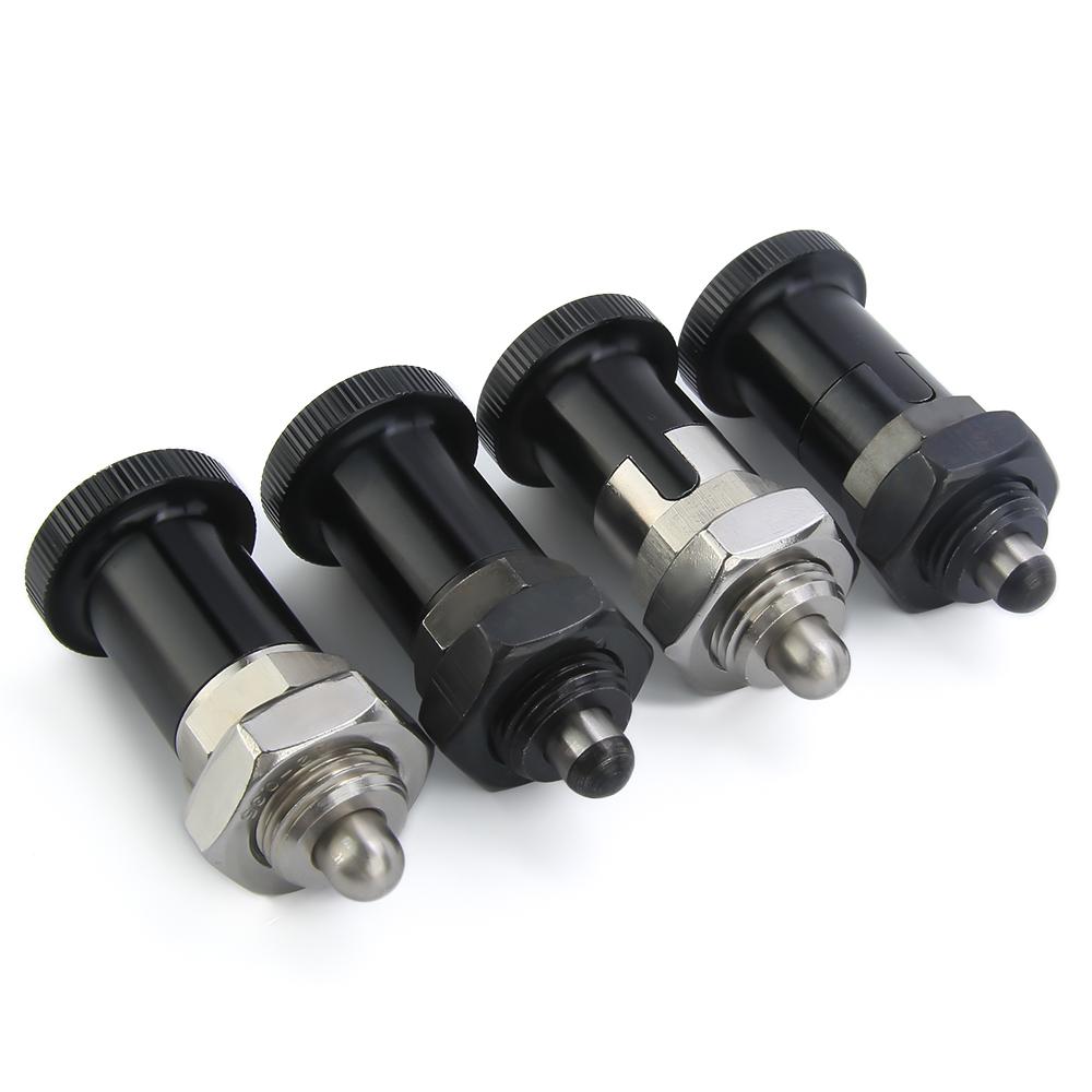 1 Stück Einpressbarer Kugeliger Federdruckbolzen KST214 Edelstahlfeder Selbstsichernder Knopf Rückstellknopf Federdruckbolzen Indexierbolzen