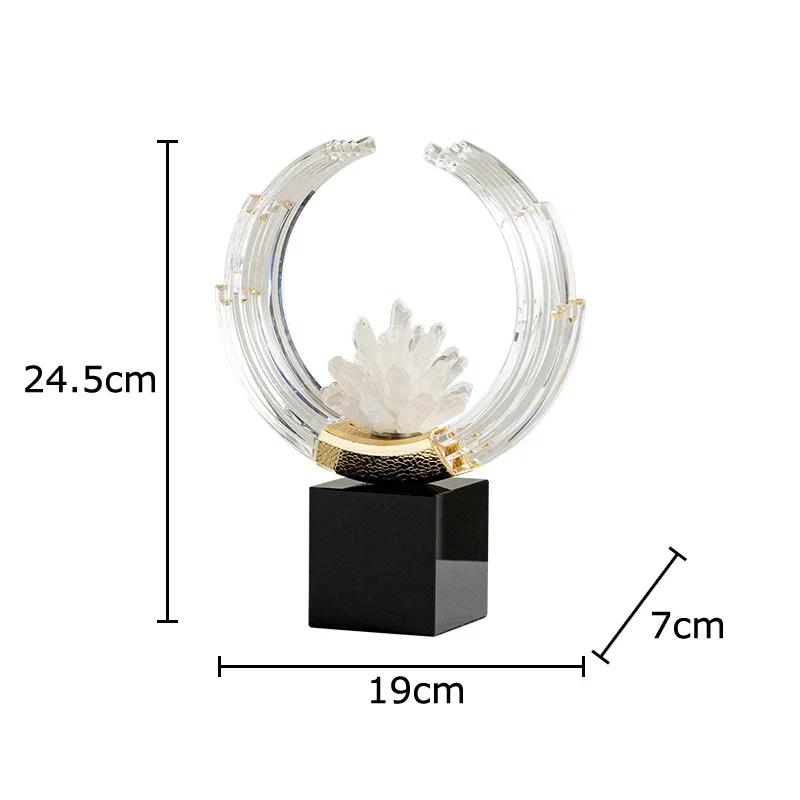 

Delicate Crystal Flower Creative Ornaments Abstract Crafts Desk Decoration Flowers Artwork Sculpture Room Aesthetic Decor