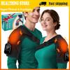 NEW Enlarge Electric Shouldert Heating Pad 3-Speed Vibration Muscle Relax Belt Thermal Massager Shoulder Neck Support Brace