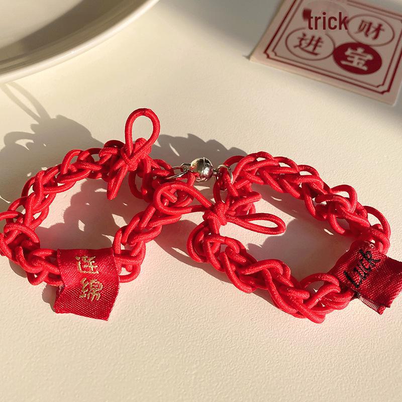 

Новогодняя повязка на голову и браслет со знаком зодиака Тигр — двойное назначение для женщин Good luck