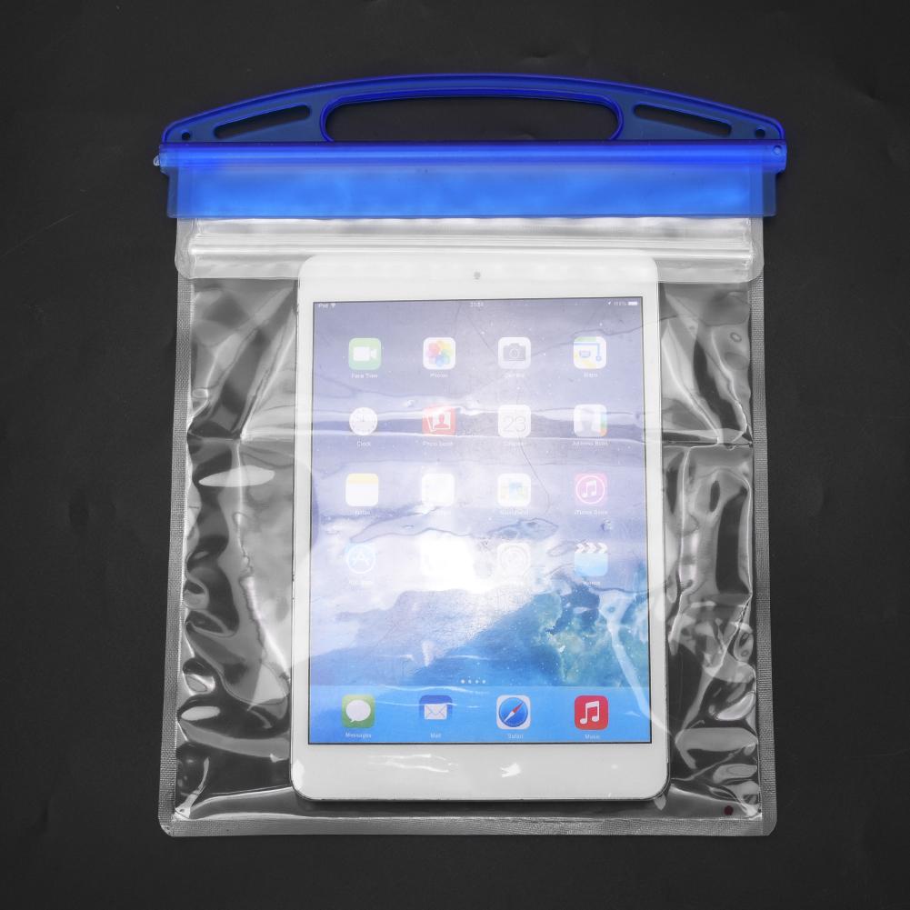 Plastic Outdoor Tablet Computer Waterproof Case Cover Carrying Bag Pouch for Diving Swimming