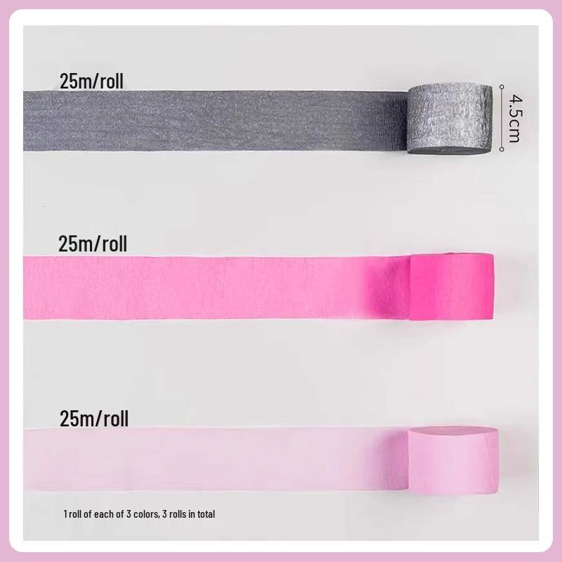 Bunte Luftballon-Quasten & Krepppapier-Bänder für Geburtstags- & Kindergarten-Dekorationen