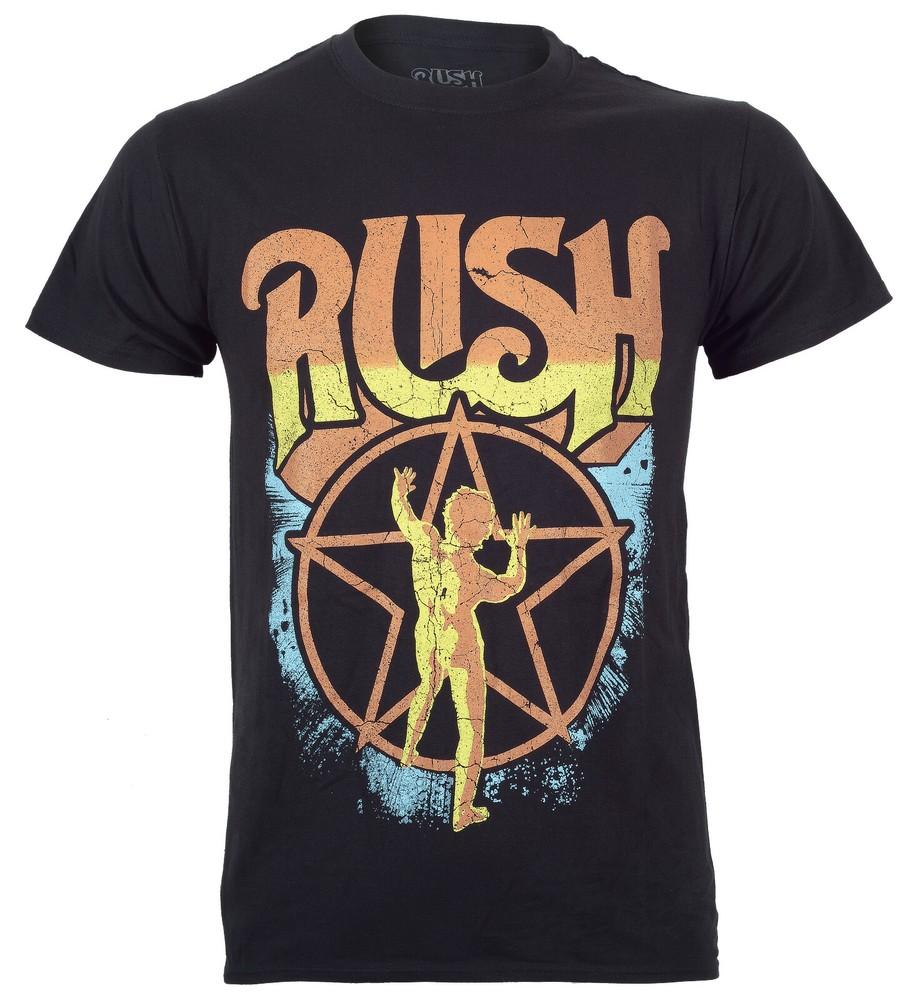 

Rush T Shirt Starman Black Official New L