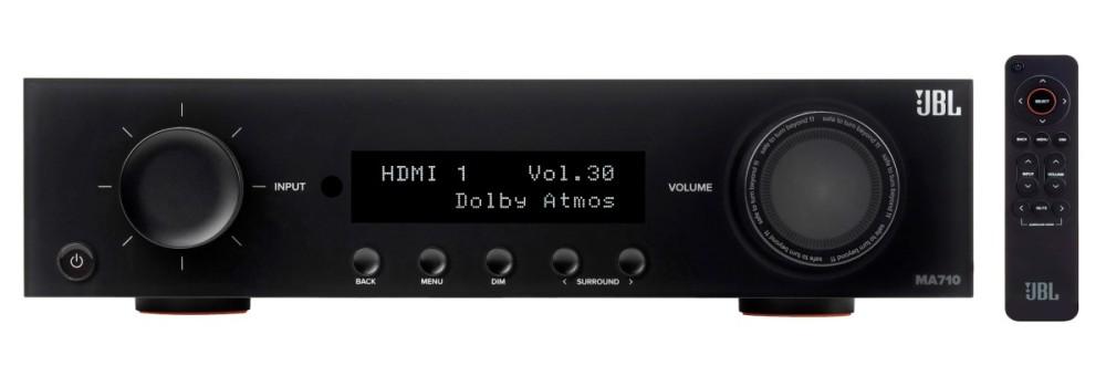 JBL MA710 SÍŤOVÝ 7.2 KANÁLOVÝ AV RECEIVER DOMÁCÍHO KINA 110 W 8K Wi-Fi Bluetooth Dolby Atmos, JBL by HARMAN