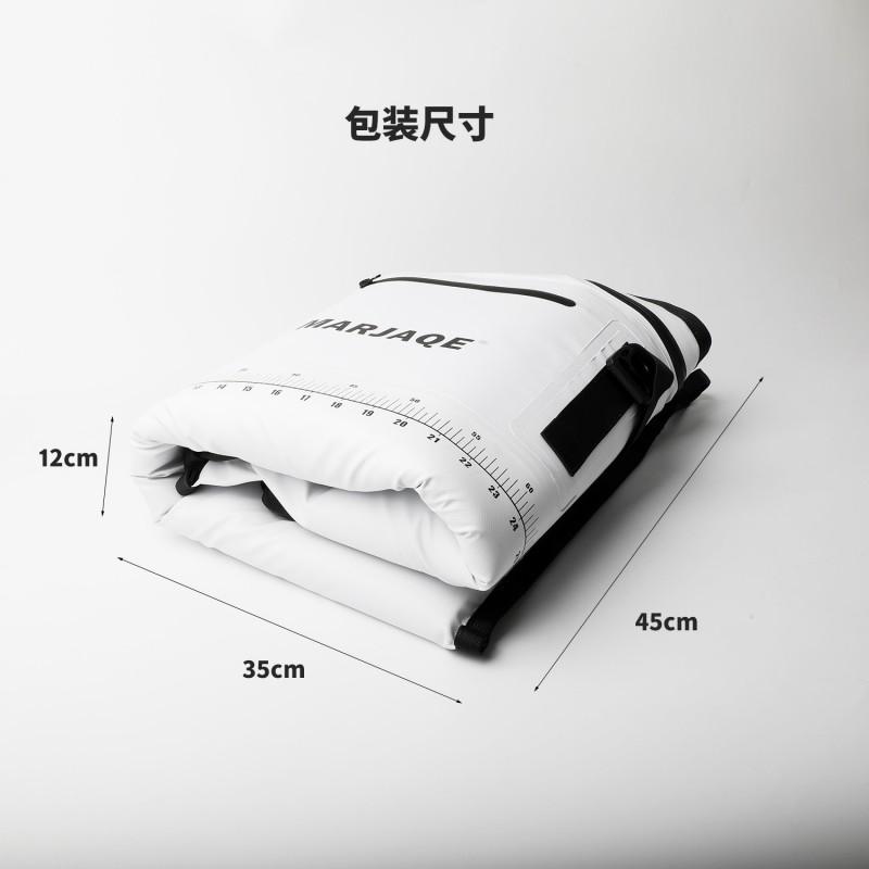 Waterproof Fishing Cooler Bag With Airtight Zipper Fresh Catch Storage Handheld Sea Gear Tote 108x42cm White Mesh