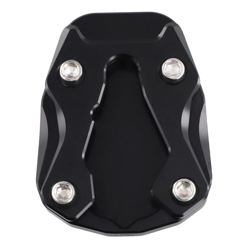 #558E Motorcycle Kickstand Extension Foot Side Stand Enlarge Plate Pad for CFMOTO 450MT 450 MT 2024 2025 Accessories,C (Black)