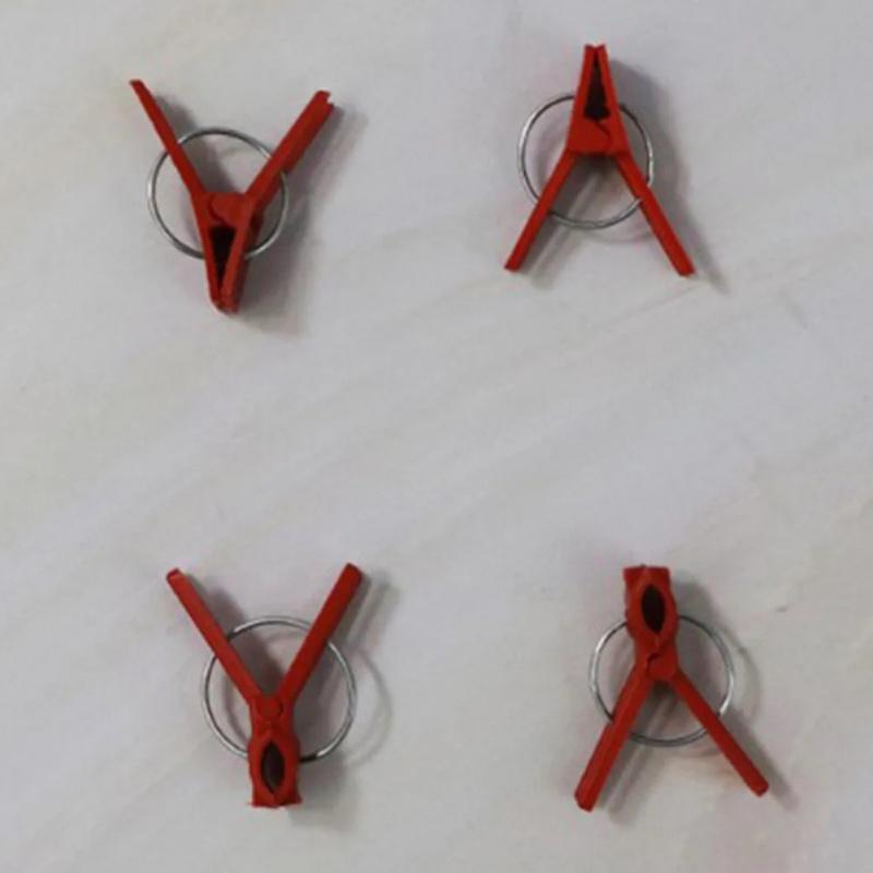 100pcs Garden Tool Graft Clip Graft Clamp For Novice Enthusiast Stable Connection Versatile Ample Quantity Plastic