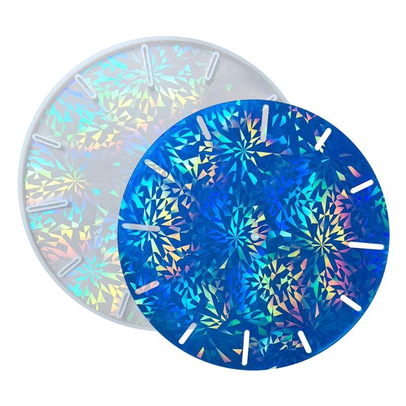 

Универсальная силиконовая форма для литья, круглые часы, маятники, формы, универсальные украшения, литейная форма, голографический инструмент для ювелирных изделий чистый