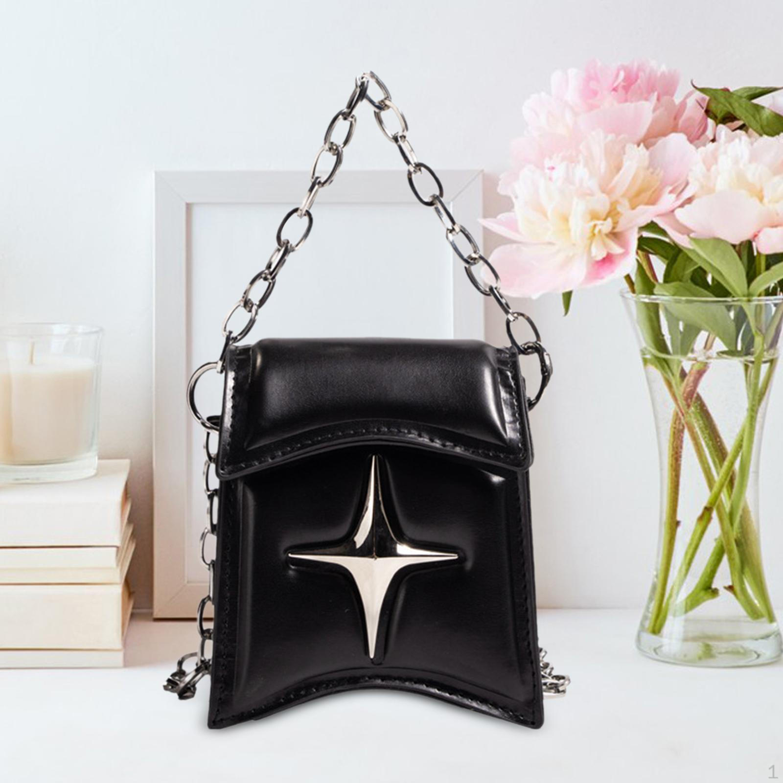 

Маленькая сумка через плечо для женщин, держатель для карт, сумка для свиданий, праздничных покупок чёрный