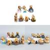 Capybara Crocodile With Turtle Pvc Action Figures Model Toy Doll Decoration Gift