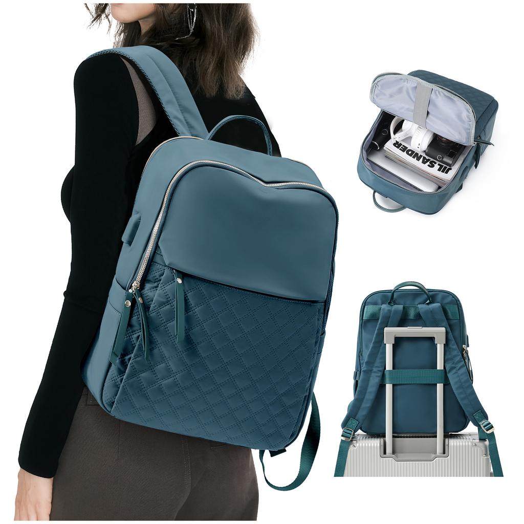 2024 New Women Backpacks Travel Fashion Daypack Lightweight Schoolbag Nylon Shoulder Bag Ladies Casual Handbag Laptop Backpacks