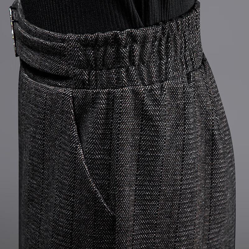 Sibaishe Women's High-Waist Wide-Leg Commuter Trousers