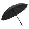 Straight rod 12K windproof skeleton Straight rod umbrella High density bumping cloth Simple plain color